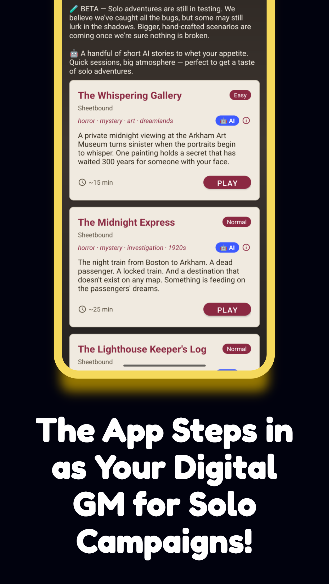 Sheetbound — screen 3